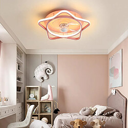 Avis Universal Lampe ventilateur de 45 cm, 220V LED24W lampe ventilateur intégré, lampe ventilateur électrique chambre d'enfants, rose