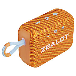 Yonis Enceinte Waterproof Puissante Portable Bluetooth Enceinte Waterproof Bluetooth Portable Puissante Avec Basse Profonde IPX6 Orange YONIS