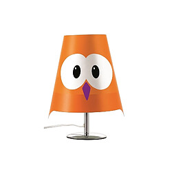 Guzzini Lampe de table chouette - eMy - Orange - Luminaire d'intérieur Lucignolo