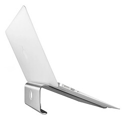 Wewoo Support Holder argent pour ordinateur portable, adapté de refroidissement en aluminium Mac Air, Pro, iPad et autres ordinateurs portables 11-17 pouces