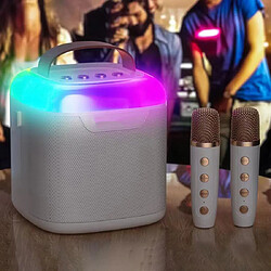 Yonis Enceinte Bluetooth Luxe RGB Éclairage Son HD pas cher