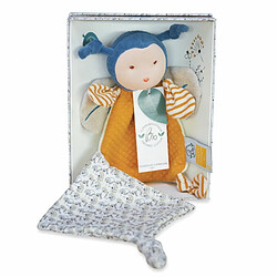 Doudou attache sucette Pollen l'abeille bio - Doudou et compagnie