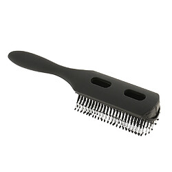 Avis Outil De Brosse De Peigne De Coiffure Antistatique Réglable De Salon Noir #B