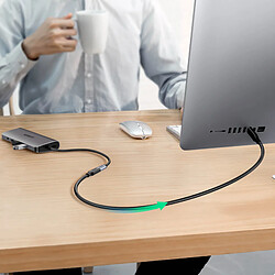 Acheter Câble d'extension USB-C Mâle vers USB-C Femelle 50cm Multifonctions Ugreen Noir