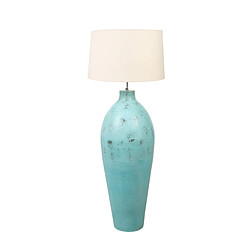 Lampadaire Romimex Turquoise 38 x 100 x 38 cm 