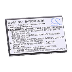 vhbw Batterie remplacement pour LG EAC63382101LL, EAC63382101LLL, EAC63382107, EAC63821011LL pour smartphone (2200mAh, 3,85V, Li-ion)