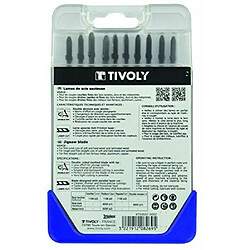 Tivoly XT505570002 Lames de scie sauteuse, Gris, Set de 10 Pièces