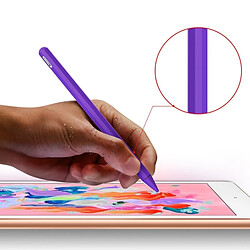 Acheter Wewoo Stylus Pen Etui de protection en gel de silice pour Apple Pencil 2 violet clair