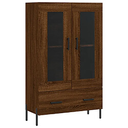 Maison Chic Buffet,Meuble de Rangement,commode pour salon,Cuisine chêne marron 69,5x31x115 cm bois d'ingénierie -MN79054