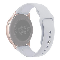 Acheter Wewoo Bracelet pour montre connectée Galaxy Watch Active 2 Smartwatch de poignet en silicone de couleur unieTaille L Gris