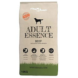 vidaXL Nourriture sèche pour chiens Adult Essence Beef 2 pcs 30 kg