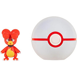 Jazwares Clip'n'Go - Poké Balls Magby & Poké Ball