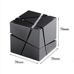 Acheter Yonis Mini Enceinte Bluetooth Design Rubik's Cube Commande Vocale Lumière RGB Son HD