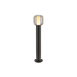 Slv Borne extérieure anthracite OVALISK 75 avec LED interrupteur CCT