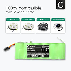 Avis Batterie pour Ariete 2718, 271100ALUK, 271700AR0, Proscenic Summer P1 (Ariete AT5186005100) 2000mAh de CELLONIC