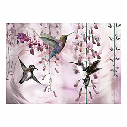 Paris Prix Papier Peint Flying Hummingbirds Pink 70 x 100 cm