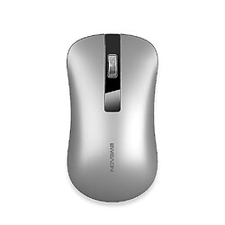 Universal Souris muet sans fil en alliage en aluminium (argenté)