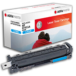 AgfaPhoto APTHPCF411AE Cartouche de toner Cyan 1 pièce(s)