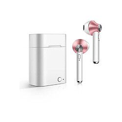 Eko Ecouteurs sans fil iSteel Bluetooth 5.0 - Rose. Ecouteurs sans fil iSteel Bluetooth 5.0 - Rose