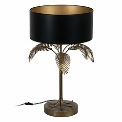 BigBuy Home Lampe Noir Doré 45 x 45 x 76 cm