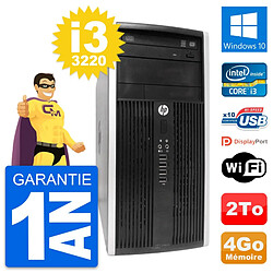 PC Tour HP Compaq Pro 6300 CMT Intel i3-3220 RAM 4Go Disque 2To Windows 10 Wifi · Occasion 