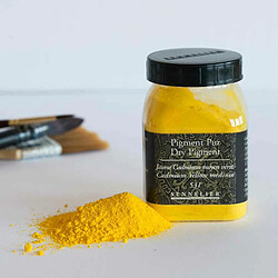 Avis Raphael Pigment pour création de peinture - pot 150 g - Jaune de cadmium moyen véritable