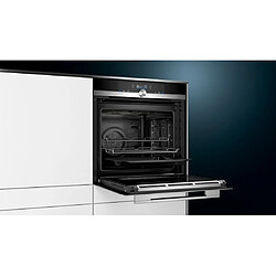 Four intégrable 71l 60cm a+ inox/noir - hb672gbs2 - SIEMENS pas cher