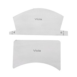 1 Pc / 2 Pièces Outils De Réparation De Violon En Métal Grattoir De Touche Faisant Des Outils 10 Style Viola_2 Pièces