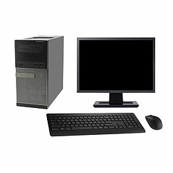 PC Tour Dell 9010 Ecran 27" Intel G630 RAM 16Go Disque Dur 1To Windows 10 Wifi - Occasion