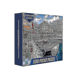 Universal Puzzle de 1000 pièces pour adultes, paysage puzzle Coffee Shop 