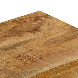 Acheter vidaXL Table basse 100x50x35 cm Bois de manguier solide et acier