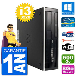 PC HP Compaq Pro 6300 SFF Intel i3-3220 RAM 8Go Disque Dur 500Go Windows 10 Wifi - Occasion