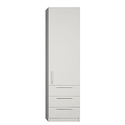 Avis Inside 75 Armoire de rangement 1 porte, 3 tiroirs 50*50 hauteur 219 personnalisable