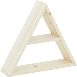 Pinus Etagère triangle en pin 43 x 37 x 10.5 cm. Etagère triangle en pin 43 x 37 x 10.5 cm