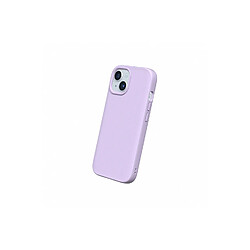 RhinoShield Coque Compatible avec [iPhone 15] SolidSuit Compatible avec Magsafe - Coque Fine avec Technologie d'absorption des Chocs et Finition Premium Mate - Violet Lilas 