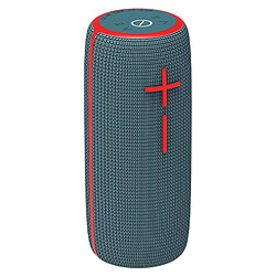 Yonis Enceinte Bluetooth Portable Étanche Support Appel Mains-Libres FM Auxiliaire Enceinte Bluetooth Étanche Portable Avec Appels Mains-Libres Et Radio FM Bleu YONIS