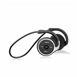 Casque Bluetooth Sport Suicen Ax-698 Support 32G Carte Tf Radio Fm Tour De Cou Portable Écouteurs Sans Fil Casque Auriculaires Noir 