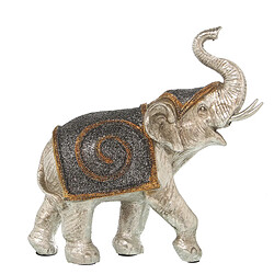 Figurine Décorative Alexandra House Living Argenté Plastique Eléphant 12 x 24 x 23 cm 