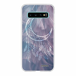 Evetane Coque Samsung Galaxy S10 360 intégrale avant arrière transparente Coque Samsung Galaxy S10 360 intégrale transparente Lune Attrape Rêve Tendance Evetane.