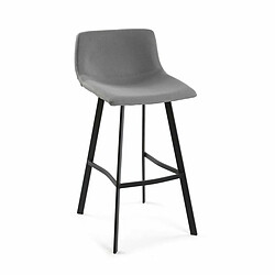 Tabouret Versa Baldwin Gris 49 x 88 x 42 cm (2 Unités)