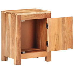 Maison Chic Table de chevet, Table de Nuit, Meuble de Rangement 40x30x50 cm Bois d'acacia massif