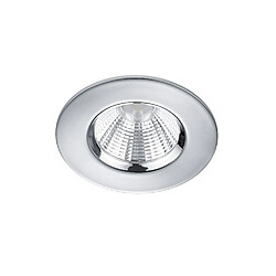 Lumière Downlight Encastrable Rond Moderne Chrome 3000K IP65 