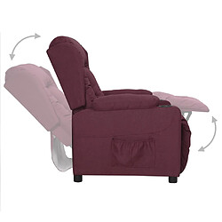 Acheter vidaXL Fauteuil Violet Tissu