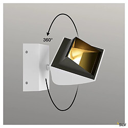 Avis Applique intérieure, blanc SLV MERADO FLOOD, LED, 40W, 3000K, variable