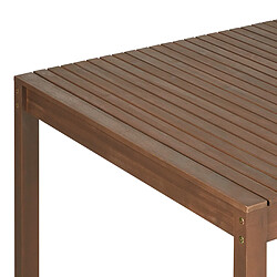 Beliani Table de jardin 180 x 90 cm Bois Bois foncé SASSARI pas cher