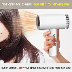 Universal Sèche-cheveux USB sans fil Outil de coiffure portable et rechargeable Maison Salon Coiffure Sèche-cheveux électrique(blanche)