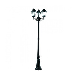 Searchlight Lampadaire 3 ampoules Alex, en aluminium noir et verre