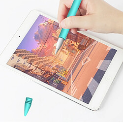 Wewoo Apple Pen Cover Couverture de protection anti-perdue pour Apple Pencil Vert menthe pas cher