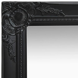 Avis Maison Chic Miroir mural style baroque | Miroir Décoration pour Maison Salle de Bain 40x40 cm noir -GKD40527