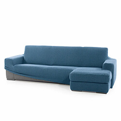 Chaise longue avec bras droit court Sofaskins NIAGARA 210 - 340 cm - Celeste